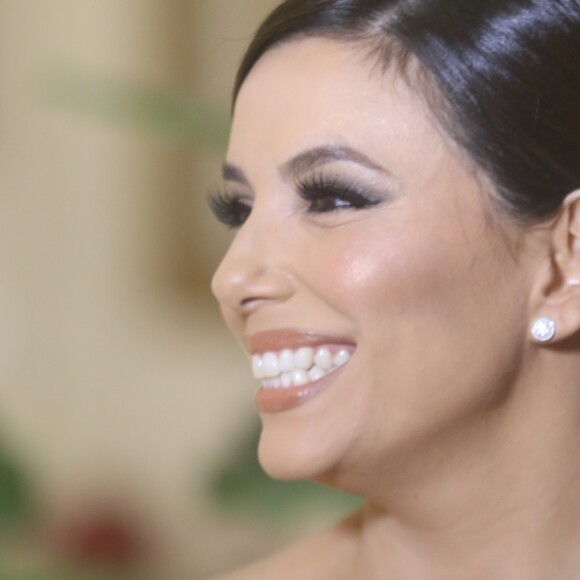 Eva Longoria (présidente d'honneur de la fondation Global Gift) en close-up lors de la cérémonie de la 8ème éditon du dîner caritatif organisé par la "Fondation Global Gift" à Marbella, le 12 juillet 2019. © Lorenzo Carnero/Zuma Press/Bestimage