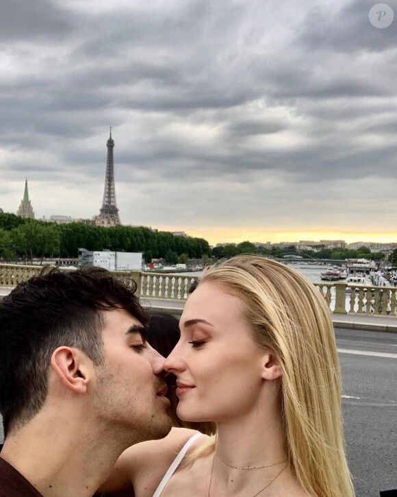Joe Jonas et Sophie Turner à Paris en juin 2019.