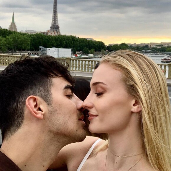 Joe Jonas et Sophie Turner à Paris en juin 2019.