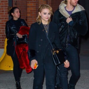 Chloe Moretz à la sortie d'une séance photo pour Louis Vuitton à New York, le 21 février 2019.