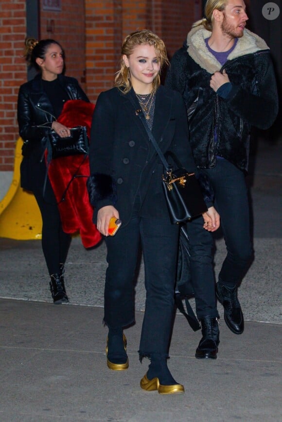 Chloe Moretz à la sortie d'une séance photo pour Louis Vuitton à New York, le 21 février 2019.