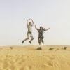Louis Ducruet et sa fiancée Marie Chevallier, photo Instagram lors de leur séjour aux Emirats arabes unis. Le couple a fêté le 1er mars 2019 ses sept ans d'amour, à quelques mois de son mariage.