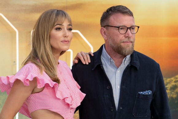 Guy Ritchie et sa femme Jacqui Ainsley - Avant-première du film "Once Upon a Time in Hollywood" au Odeon Leicester Square à Londres, le 30 juillet 2019.