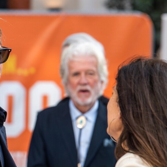 Brad Pitt - Avant-première du film "Once Upon a Time in Hollywood" au Odeon Leicester Square à Londres, le 30 juillet 2019.