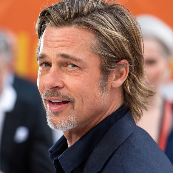 Brad Pitt - Avant-première du film "Once Upon a Time in Hollywood" au Odeon Leicester Square à Londres, le 30 juillet 2019.