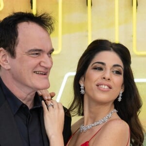 Quentin Tarantino et sa femme Daniella Pick - Avant-première du film "Once Upon a Time in Hollywood" au Odeon Leicester Square à Londres, le 30 juillet 2019.