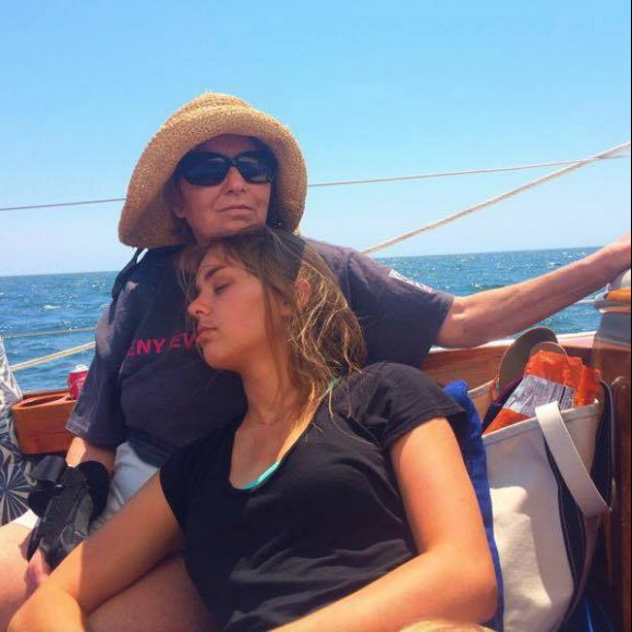 Saoirse Hill et sa mère Courtney Kennedy, 27 juillet 2015