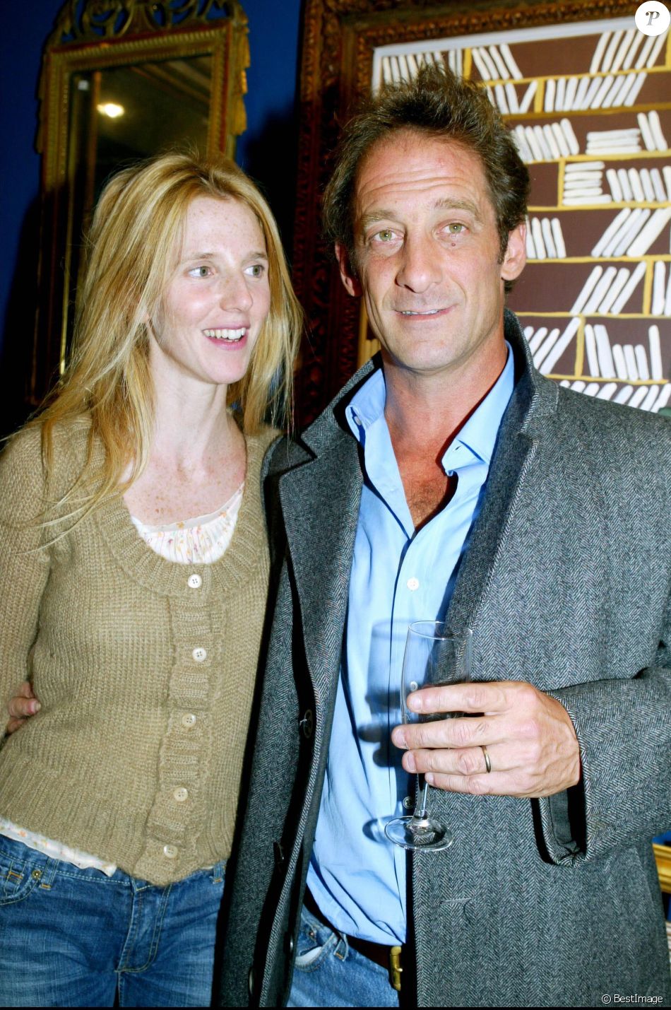 Sandrine Kiberlain et Vincent Lindon à Paris en 2003 ...