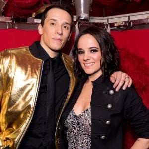 Exclusif - Grégoire Lyonnet et sa femme Alizée - Backstage de l'émission "Tous au Moulin Rouge pour le sidaction" au Moulin Rouge à Paris le 20 mars 2017. L'émission sera diffusée sur France 2 le samedi 25 mars à 21h00. © Cyril Moreau - Dominique Jacovides / Bestimage