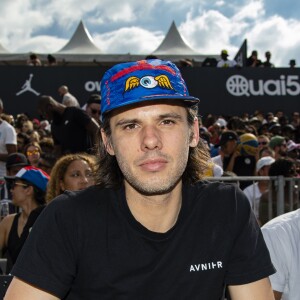 Exclusif - Orelsan - Personnalités lors de l'événement "Quai 54 World Streetball Championship" sur la pelouse de la rue de Suffren à Paris, France. Le 22 juin 2019. © Pierre Perusseau / Bestimage