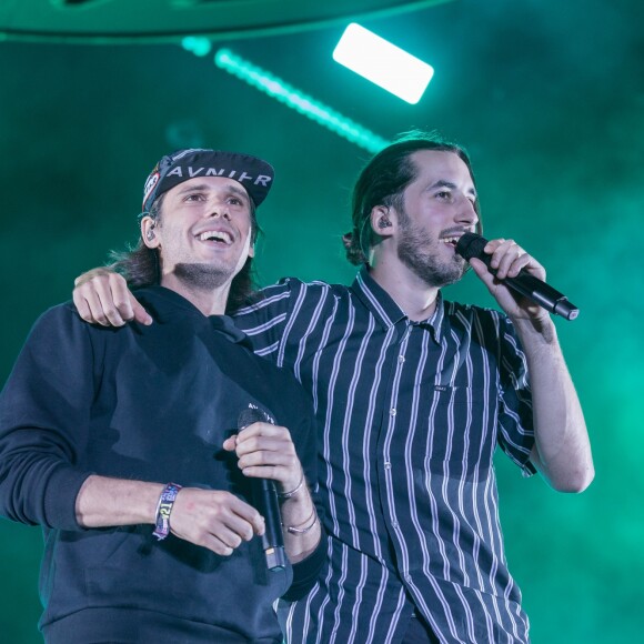 Orelsan et Lomepal - - 21ème édition du festival Solidays à l'hippodrome de Longchamp à Paris - Jour 1. Le 21 juin 2019 © Lionel Urman / Bestimage