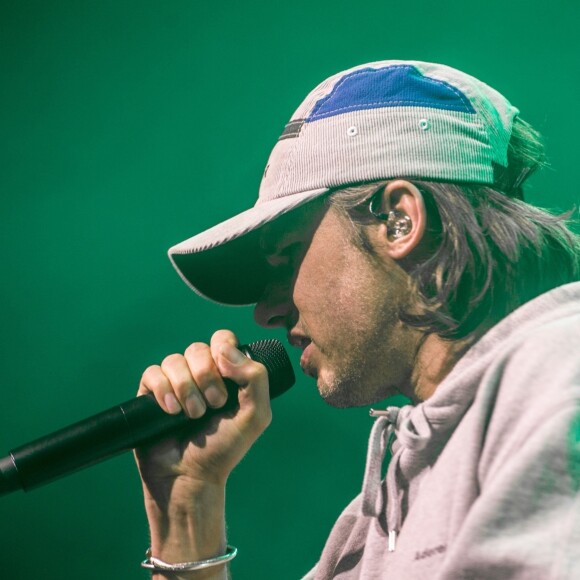 Orelsan en concert à la "O2 Forum Kentish Town" à Londres, le 3 juin 2019.