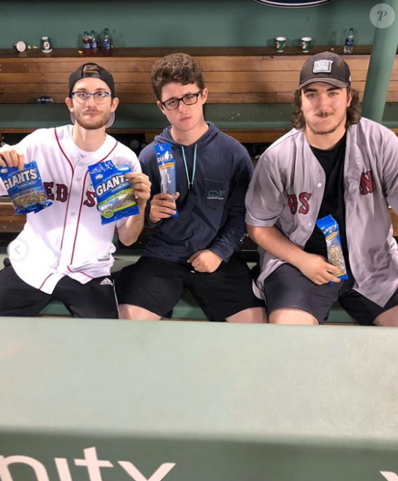 René-Charles Angélil et son meilleur John Hallet ont passé un peu de temps à Boston, le 27 juillet 2019