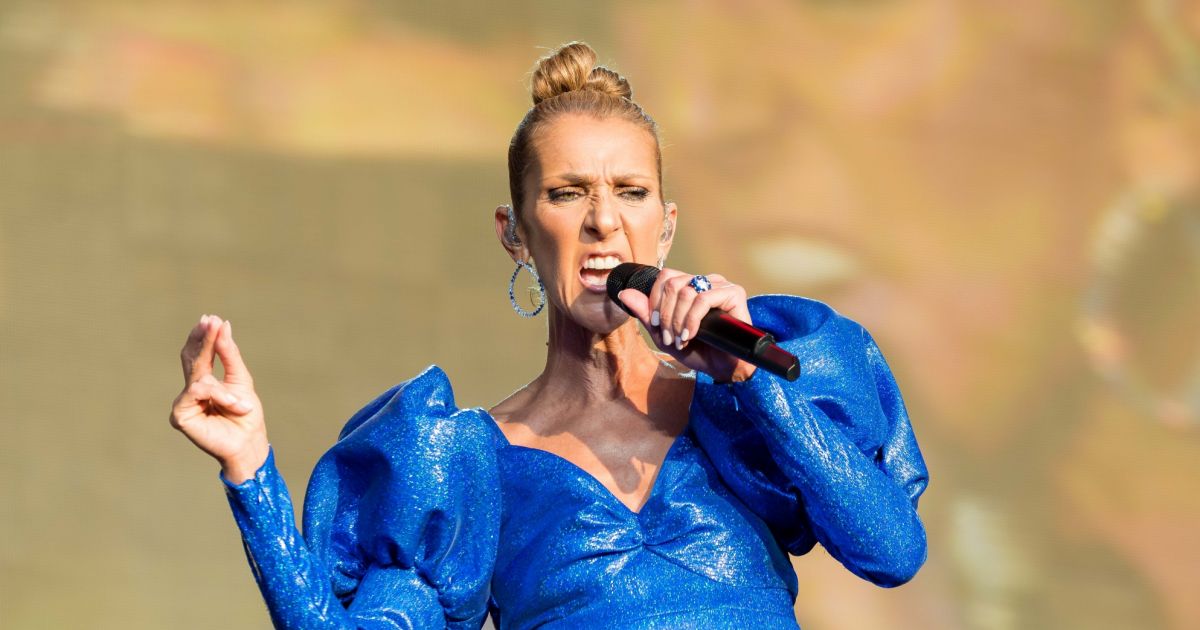 Céline Dion en concert lors du 2019 British Summer Time Festivalà Hyde