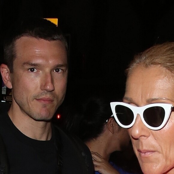 Exclusif - Céline Dion arrive à son hôtel à Londres, le 4 juillet 2019.