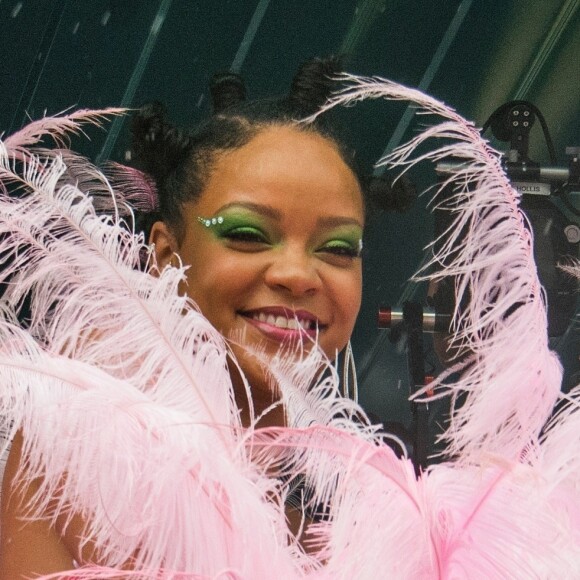 Rihanna lors de la parade de Kadooment Day dans la paroisse de Saint-Michael à La Barbade, le 5 août 2019