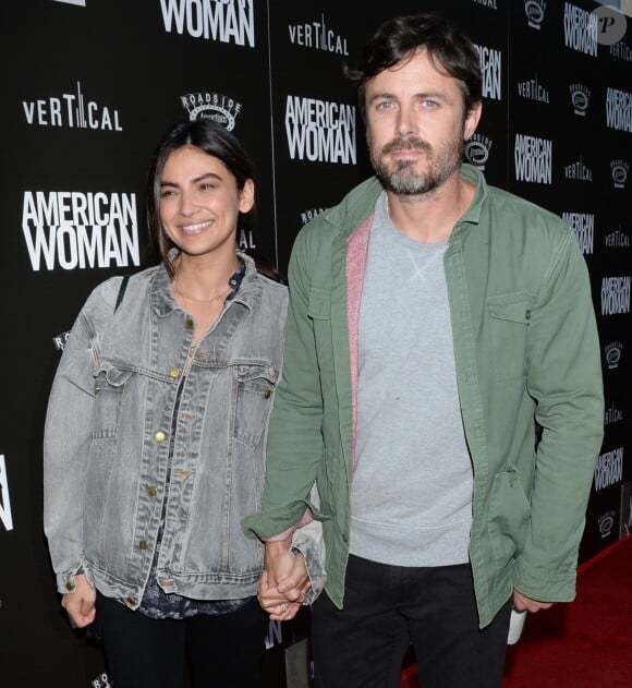 Casey Affleck et sa compagne Floriana Lima à la première de "American Woman" à Los Angeles, le 5 juin 2019.