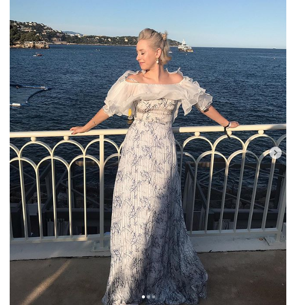 Jazmin Grimaldi, la fille aînée du prince Albert, de passage à Monaco cet été. Août 2019.