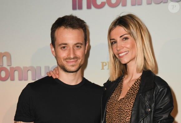 Hugo Clément et sa compagne Alexandra Rosenfeld (Miss France 2006) - Avant-première du film "Mon Inconnue" au cinéma UGC Normandie à Paris le 1er avril 2019.