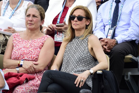 Anne Gravoin dans les tribunes lors des internationaux de tennis de Roland Garros à Paris, France, le 4 juin 2019. © Jean-Baptiste Autissier/Panoramic/Bestimage