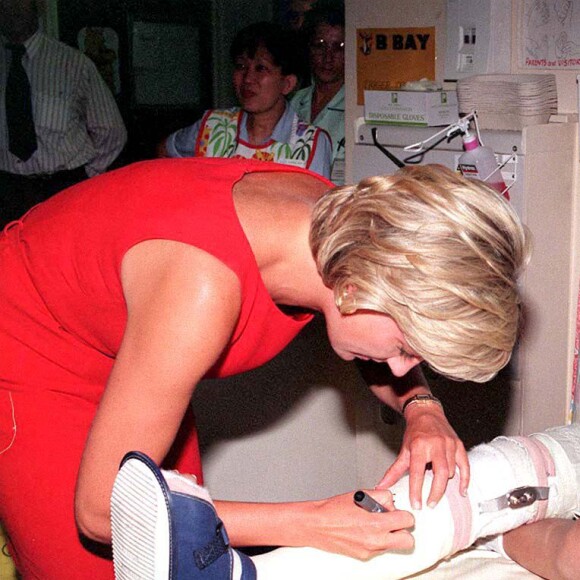 Diana en 1997.