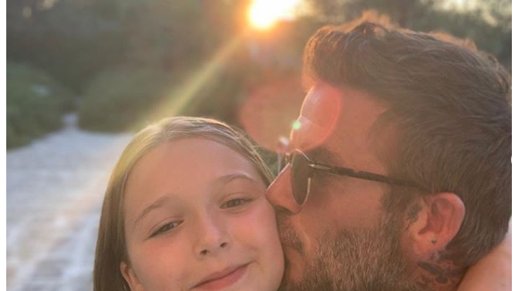 David Beckham : Tendres photos avec ses enfants et Victoria, en Italie