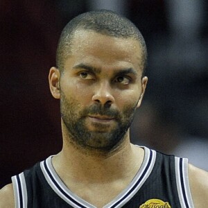 Tony Parker lors d'un match des San Antonio Spurs contre Miami Heat le 9 juin 2013. 