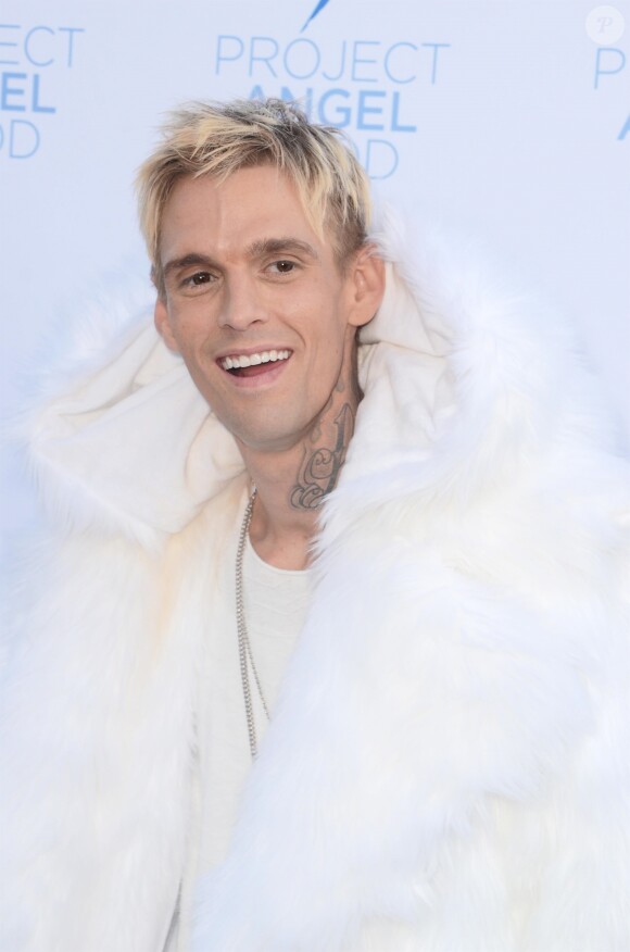 Aaron Carter - Les Célébrités arrivent à la soirée "Project Angel Food" à Los Angeles le 19 août 2017