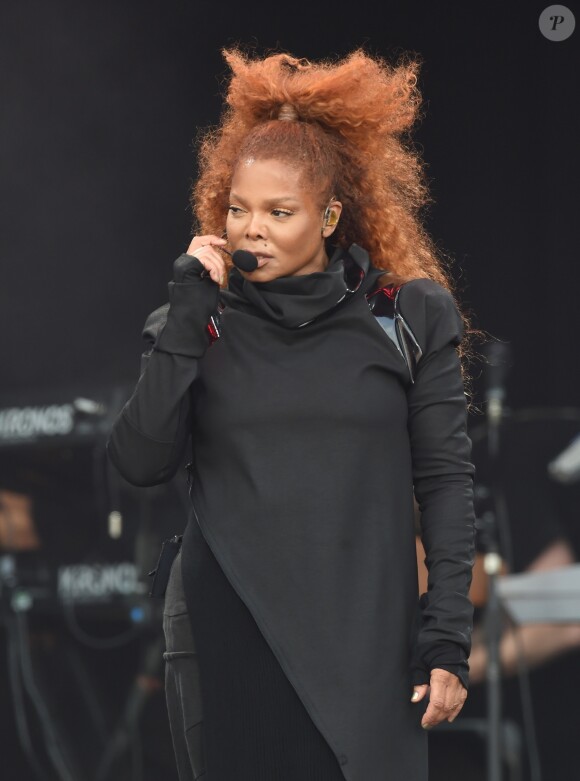 Janet Jackson sur scène lors du festival de Glastonbury, le 29 juin 2019.