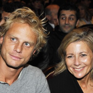 Claire Chazal et Arnaud Lemaire - Avant-première du film La source des femmes, au Châtelet, à Paris, le 24 octobre 2011