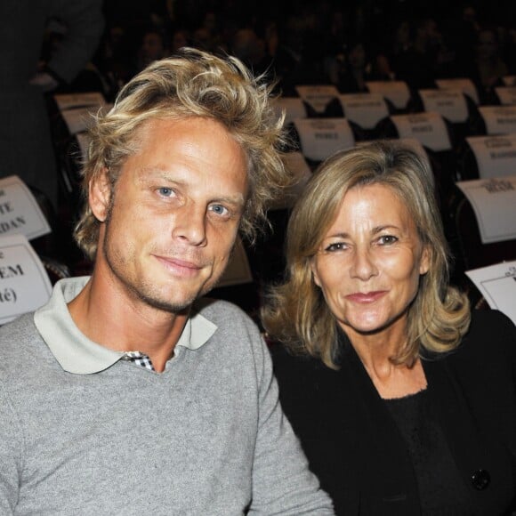 Claire Chazal et Arnaud Lemaire - Avant-première du film La source des femmes, au Châtelet, à Paris, le 24 octobre 2011