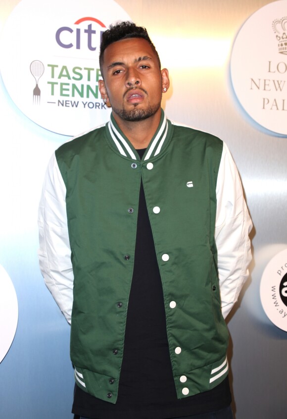 Nick Kyrgios lors de la soirée de gala The Citi Taste of Tennis au Ciprian à New York City, New York, Etats-Unis, le 23 août 2018. © Sonia Moskowitz/Globe Photos via ZUMA Wire/Bestimage