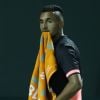 Nick Kyrgios - 6ème jour du tournoi de tennis "Open Miami" à Key Biscayne. Le 24 mars 2018.