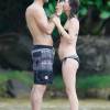 Funny actress Kristen Wiig showed off her bikini body while making out with a mystery man, Kauai, HI, USa on May 4, 2016. Photo by GSI/ABACAPRESS.COM04/05/2016 - Kauai