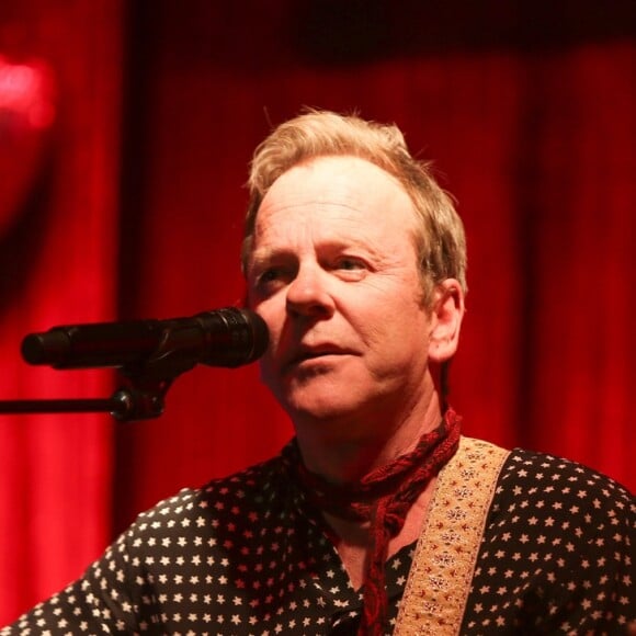 Kiefer Sutherland en concert au Stage Club à Hambourg le 3 avril 2019. 03/04/2019 - Hamburg