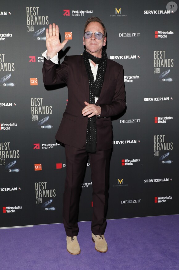 Kiefer Sutherland au photocall des "Best Brands Awards 2019" à Munich, le 20 février 2019.20/02/2019 - Munich