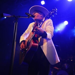 Kiefer Sutherland en concert à " The Electric Ballroom" dans le quartier de Camden à Londres, le 21 juin 2018.