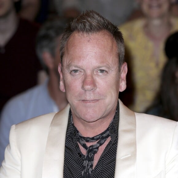 Kiefer Sutherland sur le plateau de l'émission "Markus Lanz" à Hambourg, le 30 mai 2018. © Future-Image via Zuma Press/Bestimage