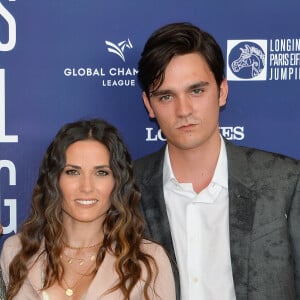 Exclusif - Alain-Fabien Delon et sa compagne Capucine Anav - Photocall du dîner - Longines Paris Eiffel Jumping au Champ de Mars à Paris, France, le 5 juillet 2019. © Veeren Ramsamy/Bestimage