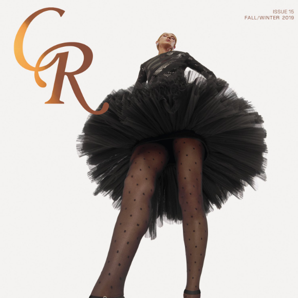 Céline Dion pose en couverture de CR magazine, édition automne/hiver 2019. Disponible le 5 septembre 2019.
