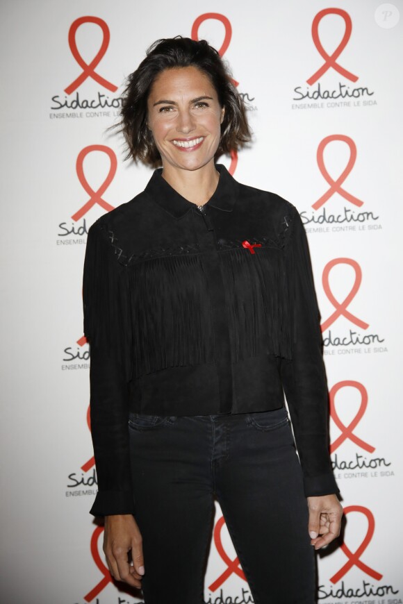 Alessandra Sublet - Soirée de lancement du Sidaction 2019 à la salle Wagram à Paris, le 18 mars 2019. © Marc Ausset-Lacroix/Bestimage