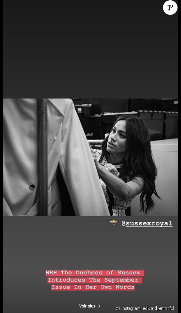 Meghan Markle soutient l'association Smart Works dans le prochain numéro du "Vogue" anglais de septembre 2019.
