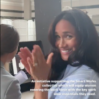 Meghan Markle côté coulisses : la duchesse au naturel et surexcitée en vidéo