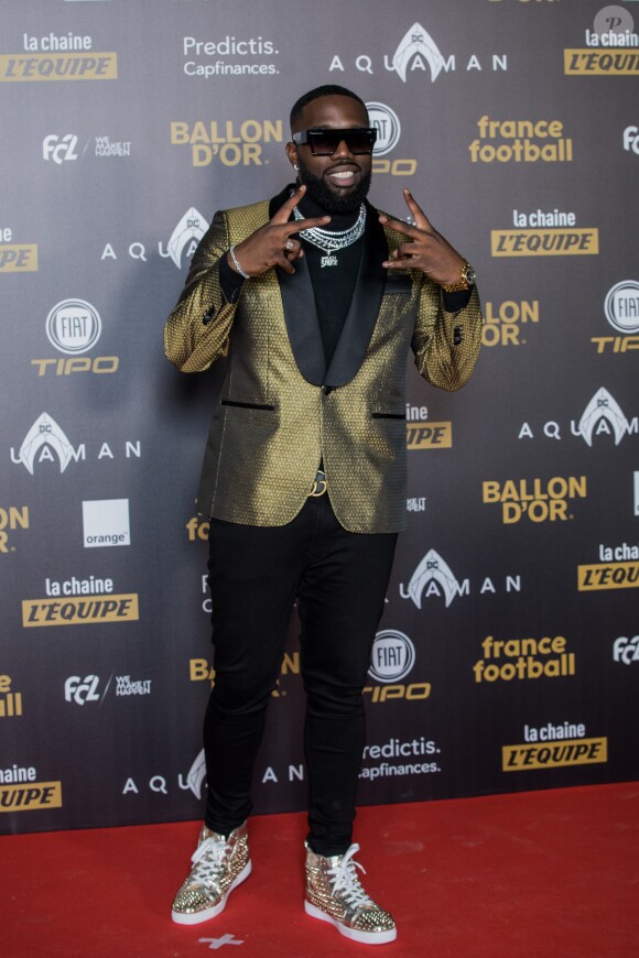 Le rappeur Vegedream - Tapis rouge de la cérémonie du Ballon d'or France Football 2018 au Grand Palais à Paris, France, le 3 décembre 2018. le Croate L.Modric remporte le trophée 2018. © Cyril Moreau/Bestimage
