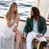 Arrivées en bateau à la réception à la veille du mariage d'Heidi Klum et Tom Kaulitz au restaurant Riccio à Capri, le 2 août 2019.
