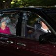 La reine Elisabeth II d'Angleterre, Catherine Kate Middleton, duchesse de Cambridge - Les membres de la famille royale se rendent à la messe à Ballater le 25 août 2019.