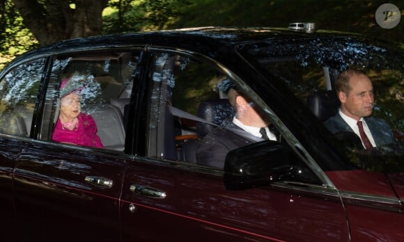 La reine Elisabeth II d'Angleterre, Catherine Kate Middleton, duchesse de Cambridge - Les membres de la famille royale se rendent à la messe à Ballater le 25 août 2019.