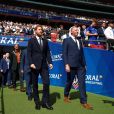 Le prince Harry, duc de Sussex, lors du match de finale de la Rugby League Challenge Cup à Londres le 24 août 2019.
