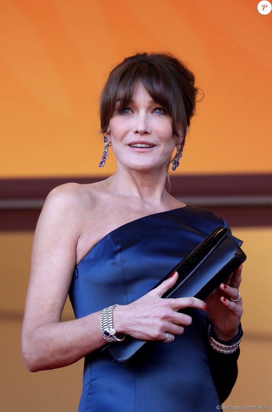 Carla Bruni Sarkozy à la première du film Les Misérables lors du 72e