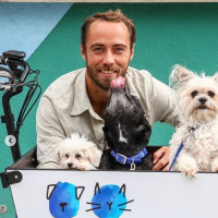 James Middleton : Bronzé et velu, il surfe avec ses adorables chiens